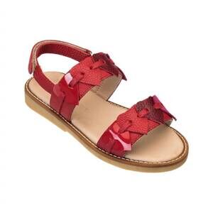 NEW ELEPHANTITO girl's cuore sandal in red